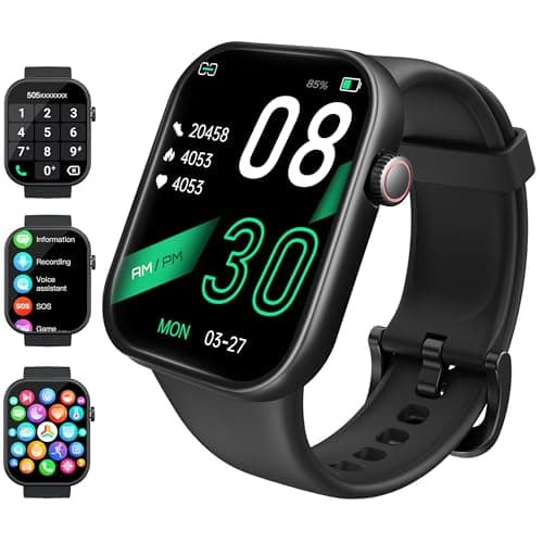 mamidomo Smart Watches for Women Men with Bluetooth Call, 2.01" HD Fitness Tracker Smartwatch for Android iPhone, Heart Rate Sleep Monitor, 110+ Sports Modes, Activity Tracker with Step Counter - Image 1