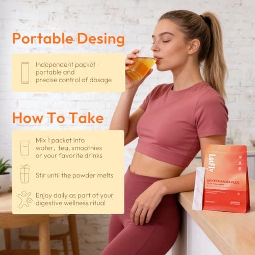 GLP-1 Supplement 15-in-1 Complex,GLP1 for Weight Loss GLP 1 Probiotic Powder for Control Appetite and Cravings,Appetite Suppressant,Metabolism Booster 30 Serving Packets - Thumbnail 6