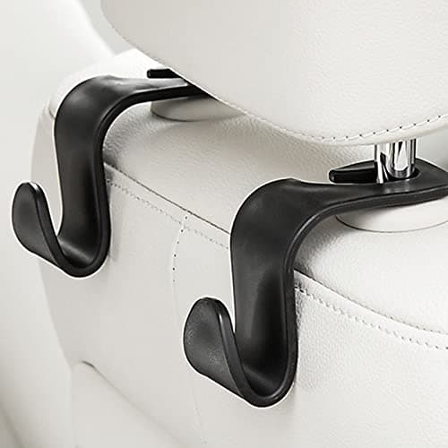 VTECHOLOGY Car Seat Headrest Hook 8Pack Vehicle Bag Hooks Seat Hook Backseat Headrest Hangers Storage for Purses,Grocery Bags,Coats,Car Water Bottle Hook - Thumbnail 2