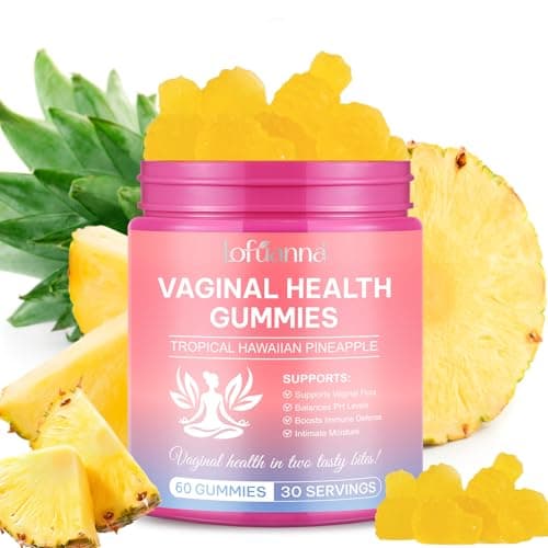 Premium Vaginal Probiotics Feminine Gummies - Vaginal Health Supplements Feminine Gummies for Women PH Balance,Immune Support & Gut Health, Pineapple Flavor Gluten-Free - Image 1
