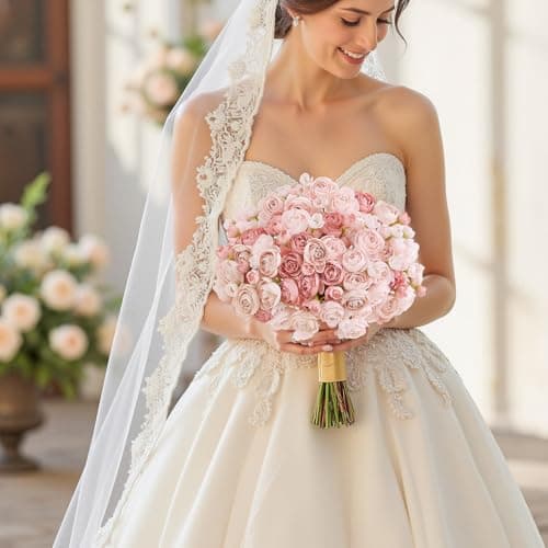 U'Artlines Ranunculus Artificial Flower, 40 Pcs Mini Ranunculus Bulk Flowers for DIY Bouquet Home Office Centerpieces Arrangements Bridal Shower Wedding Decorations Dusty Rose - Thumbnail 6