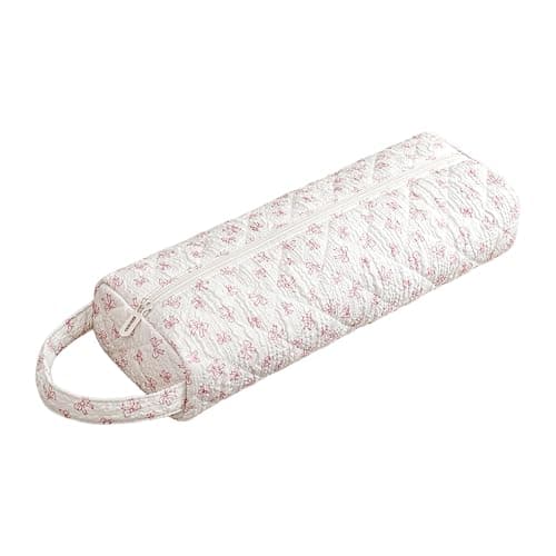 AMZMA Quilted Hair Dryer Travel Case, Portable Hair Tools Organizer for Curling Irons & Flat Irons, Soft Toiletry Storage Bag, Travel Essentials Gift for Women Girls - Image 1