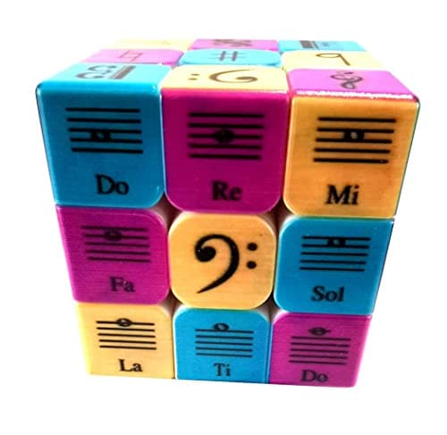 Speed Cube 3x3x3 Music Notes Design Magic Cube Puzzle,IQ Games Puzzles Relief Effec Gift Music Lovers Kids Adult Toys,5.6cm/2.2" - Thumbnail 4