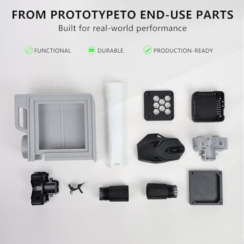 Cretbee ABS-Like 3D Printer Resin, 1kg High Toughness Heat-Curable Resin, Non-Brittle Engineering Resin for Functional Parts, 405nm UV-Curing LCD/DLP/MSLA 3D Printing Liquid - Light Gray, 1000g - Thumbnail 4