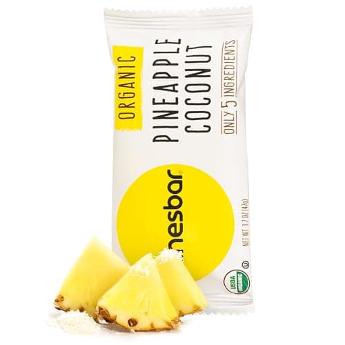 JONESBAR (Pineapple and Coconut, 12 Count (Pack of 1)), USDA Organic Fruit & Nut Bar, Non-GMO, Kosher, Vegan, Gluten Free, Simple Snack Bar - Thumbnail 4
