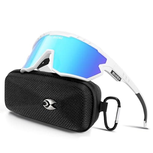 suoso Polarized Sports Sunglasses-Men-Women Cycling-Sunglasses: Running Sun Lightweight Sun Glasses UV Protection Fishing - Image 1