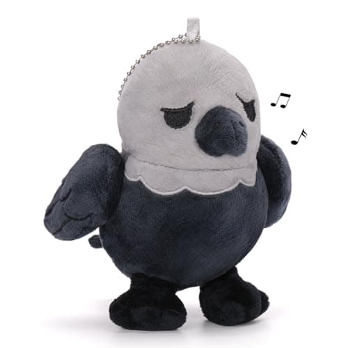 Dalycro TikTok Sad Bird Plush with Sound – Soft Emotional Inspiring Bird Stuffed Animal, Cute Plush Toy for Positive Vibes, Birthday Gift for Men, Women & Friends (Grey) - Image 1