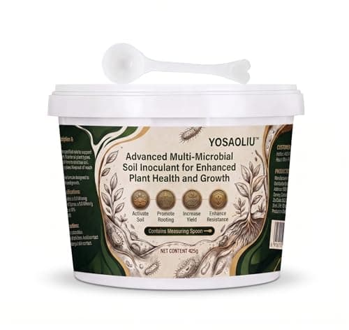Organic Soil Activator with Humic Acid & Beneficial Microorganisms - Water Soluble Plant Fertilizer for Strong Root Development, Better Nutrient Uptake & Higher Yield 15oz (425g) - Image 1