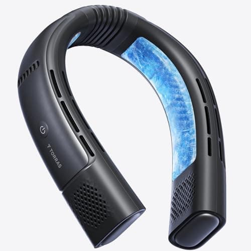 TORRAS Coolify 2026 Neck Air Conditioner 2S PRO, Ice-Feel Semiconductor Cooling Neck Cooler & Personal Air Conditioner for Golf, City Walk, Vacation Travel & Music Festival, Premium Summer Gift, Black - Image 1