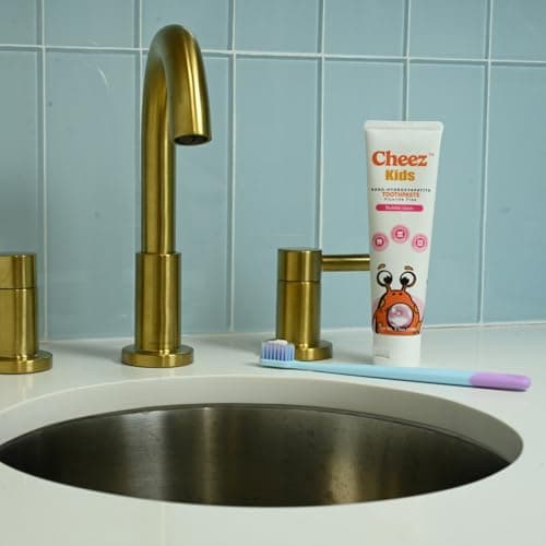 Cheez Oral Care Kids Nano Hydroxyapatite Toothpaste with Xylitol, Fluoride Free Safe to Swallow Mineral Toothpaste, Gentle Enamel Care, Bubble Gum Flavor - Thumbnail 6