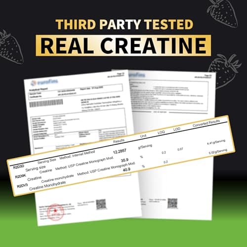 Nutravita NSF Certified Creatine Gummy - Creatine Monohydrate Gummies for Men & Women-5g of Creatine Monohydrate per Serving - Sugar Free,Vegan, Apple Flavor, 120 Count - Thumbnail 2