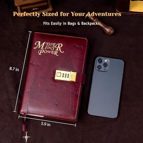 CAGIE Diary with Lock for Girls and Boys A5 - Thumbnail 5