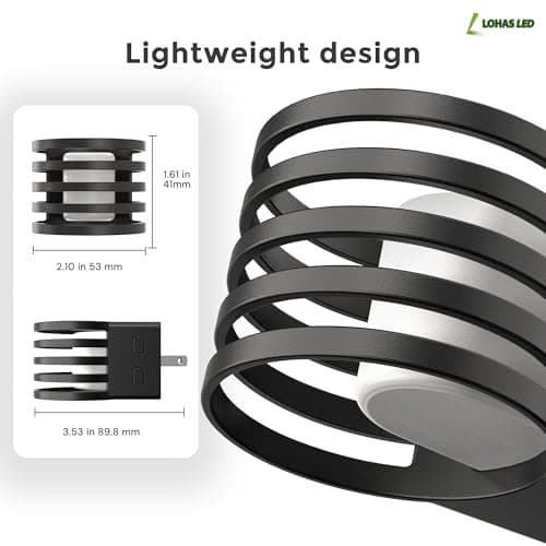 L LOHAS LED Night Light, 2 Pack 3CCT Night Lights Plug into Wall, Amber/3000K/5000K Adjustable Color Temperature Night-Lights, Dimmable Nightlight with Dusk to Dawn Sensor for Bedroom Hallway Bathroom - Thumbnail 5