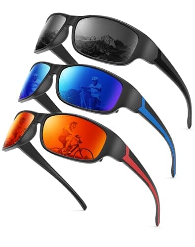 KALIYADI Polarized Sunglasses-for-Men Sports Sunglasses: Mens Sun Glasses with UV400 for Running Fishing Golf - Image 1