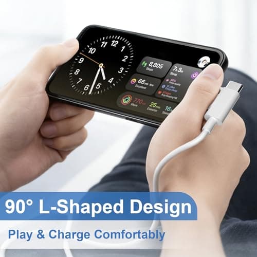 30W USB C Charger, 2 Pack Type C Charger Fast Charging with 6FT 2-in-1 USB C to C & Lightning Cable, for Samsung Galaxy S26 Ultra/S26/S26+/iPhone 17/16/15/14/13/12/11 Pro Max, iPad, AirPods (2, White) - Thumbnail 3
