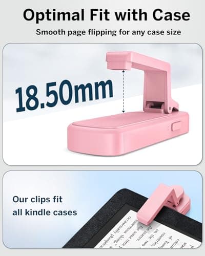 DATAFY Case-Friendly Remote Control Page Turner Ring for Kindle Paperwhite Oasis Scribe Kobo eReaders, iPhone iPad Tablets, Camera Camcorder with Storage Bag - Thumbnail 5