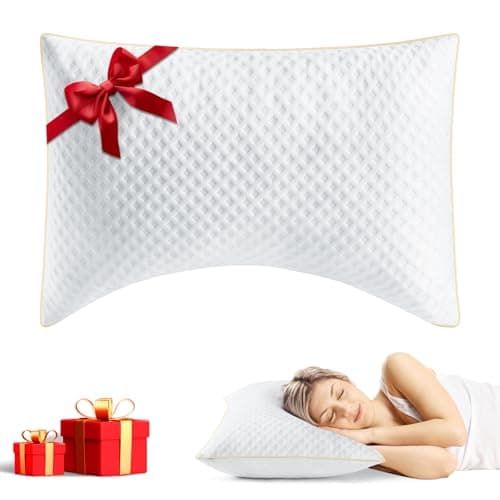 Sofslee Pillow King Size for Neck and Shoulder Pain, Adjustable Firmness Memory Foam King Pillows for Side Sleeper, Cooling Curved Bed Pillow for Sleeping with Washable Cover