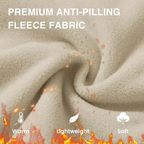 M MAELREG Mens Fleece Jacket Lightweight Soft Shell Warm Golf Jackets Winter Outdoor Tactical Hiking Casual Coat - Thumbnail 6