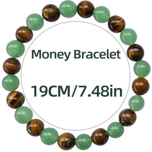 Money Bracelets for Women, Attract Wealth, Good Luck, 7inch, 8mm, Good Luck Bracelet, Facilitating Business Negotiations, Boosting Wealth Accumulation, Aiding Adventurous Journeys, Providing Exquisite Gifts. - Thumbnail 6