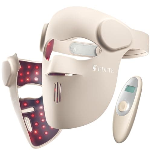 Red Light Therapy for Face, 9 Modes Wireless Face Mask Light Therapy, 850nm Infrared & Red Light Masks, 2500mAh Rechargeable, 3D Facial Fit, Light Therapy Skin Care At Home - Image 1