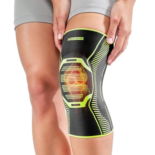 Knee Brace for Men ＆ Women [Upgraded Side Stabilizers Support] Compression Knee Support with Patella Gel - Medical Knee Sleeve for Pain Relief, ACL, PCL, Meniscus, Injury Recovery, Arthritis, Sports - Image 1