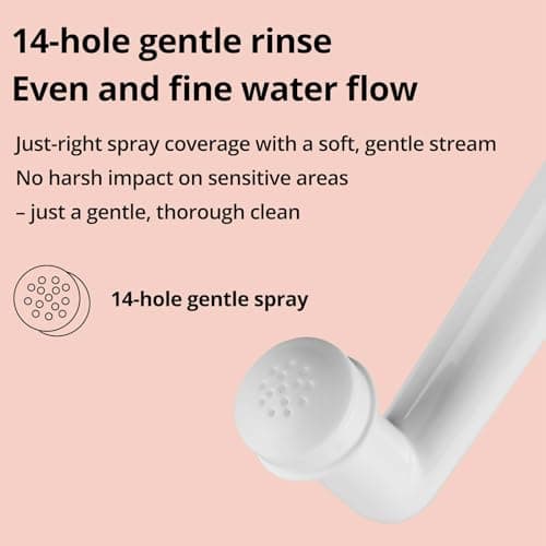 Portable Peri Bottle Postpartum Bidet for Personal Hygiene, 500ml (17.6oz) Large Capacity, Retractable Hose for Outdoor Travel & Toilet Use, Perineal Cleansing Recovery Care for Women - Thumbnail 4