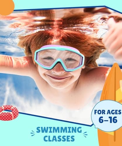 CIFOYA Kids Swim Goggles, 3 Pack Swimming Goggles for Kids 4-16, Anti-Fog UV Protection Pool Glasses for Boys Girls - Thumbnail 2