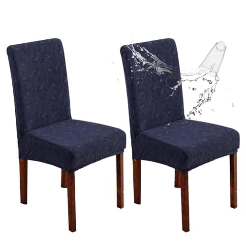 YUEANG Waterproof Dining Chair Covers, Chair Covers for Dining Room Stretch Parsons Chair Slipcover, for Dining Room Kitchen Chair Protector Cover, Removable, Washable