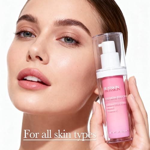 Blisskin Salmon DNA PDRN & Pink Peptide Eye Cream A Soothing Moisturizer Improves Uneven Skin Tone, Formulated With Peptides, Niacinamide, and Vitamin E for Hydrated, Calm Skin, 30ml - Thumbnail 4