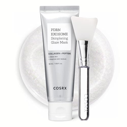 COSRX PDRN EXOSOME Glaze Wrapping Mask with SALMON DNA PDRN, Easy Peel-Off Overnight Mask for Glass Skin, Firmness, Elasticity & Skin Texture Care,1.69 fl. Oz, Korean Skin Care