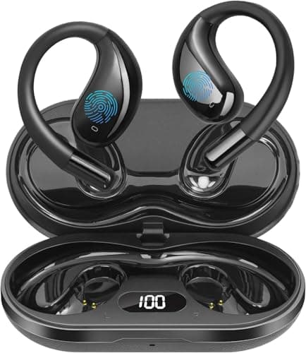 Open Ear Clip Wireless Earbuds Bone Conduction Headphones,AI Translation Earbuds Real Time, Translator Earbuds 164 Languages & Accents, Translation Device for Travel Business Learning Compatible - Image 1