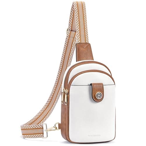 BOSTANTEN Sling Bag for Women Crossbody Bag Vegan Leather Cross Body Purse Large Fanny Pack Travel Purse - Image 1