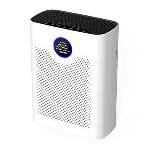 Air Purifiers for Home Large Room Up to 2216 Ft², Cobectal Pet Air Cleaner with 3-in-1 Filter, PM2.5 Air Quality Sensor, Aroma Function, Room Air Purifier for Home, Office, RVs, White - Image 1