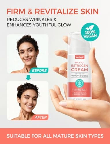 Sumrheya Estrogen Cream for Menopause Support - Soothing Phytoestrogen Cream with Wild Yam for Women - Natural Balancing Skin Moisturizer - hydrates, Firms & Revitalizes Dry, Aging Skin - 3.5 oz - Thumbnail 5