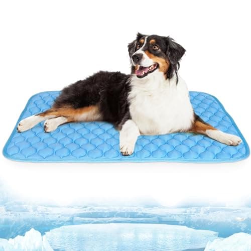 AUPETEK Dog Cooling Mat Non-Toxic Self Cooling Pad for Dogs Cats in Hot Summer Cool Pad Washable & Easy Clean