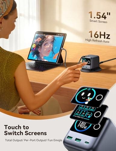 JOYROOM 140W GaN USB C Charging Station - Thumbnail 4