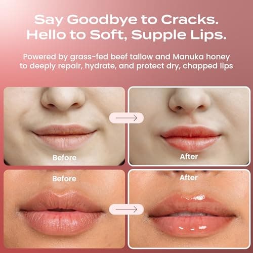 Body Restore Collagen Lip Mask – Mothers Day Gifts for Mom, Hydrating Lip Treatment, Birthday Gifts for Women, Self Care Spa Gifts – Unscented - Thumbnail 6