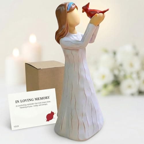 VDOR Cardinal Memorial Collectible Figurines: A Messenger of Comfort for Funeral Service/Celebration of Life/Loss Anniversary - Sympathy Gifts for Loss of Loved One - Image 1
