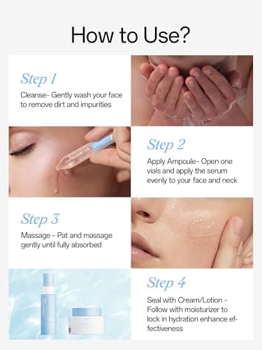 WNP Hyaluronic Acid Serum 3% for Face with 4D Multi-Layer Hydration | Ultra Hydrating Anti-Aging Serum | Moisturizer for Dry & Sensitive Skin | Pre-Makeup Skincare | Single-Use Vials 100PCS - Thumbnail 6