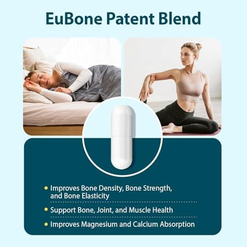 PureBotan Magnesium Oxide and Glycinate Extra Strength 420mg, High Absorption Magnesium Supplement with EuBone and Manganese, Support Muscle, Joint & Bone Health, Improve Mood & Cognitive, 60 Capsules - Thumbnail 5