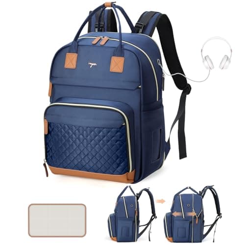 Tonyeee Diaper Bag Backpack, Extra Large Baby Diaper Bag for 2 Kids Twin