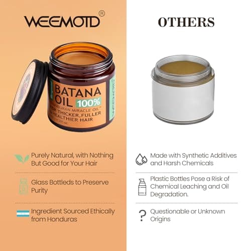 Batana Oil for Hair Growth Dr Sebi, 100% Raw Organic Batana Hair Mask from Honduras, Wild Growth Hair Oil, Scalp Oil Promotes Hair Thickness, Prevents Loss for Men & Women (4.06 Fl Oz, Nutmeg) - Thumbnail 6