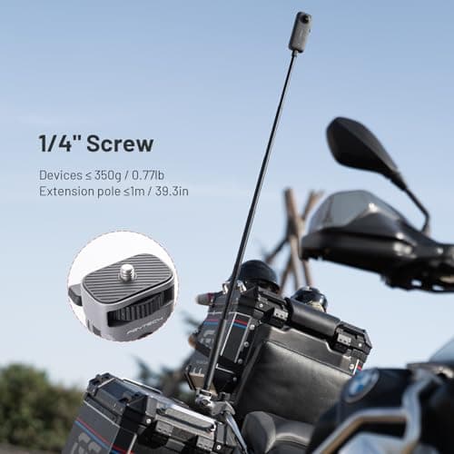 PGYTECH CapLock Super Clamp Mount, Aluminum Alloy Bracket, Crab Heavy Duty Clamp with 1/4" Screw for Gopro 13/12, DJI Osmo 360/Action 6/5 Pro/Pocket 3/Xtra Muse, Insta360 Ace Pro2/X5, Action Camera - Thumbnail 6