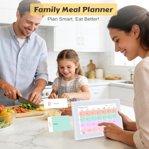 COMIX 10.1" Smart Digital Calendar for Desk, WiFi Cloud Sync Family Shared Planner with Touchscreen, Electronic Tabletop Schedule Display for Home Office, Kitchen & Nightstand - Thumbnail 4