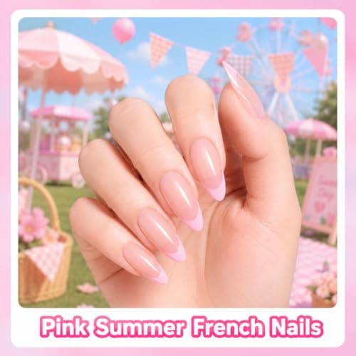 AZUREBEAUTY 6 Colors 15ml HEMA Free Pink Purera Gel Nail Polish Set, Same Color Bottles, Soak Off UV LED Gel Polish Kit Nail Art for DIY at Home Manicure Salon Gift, Neon Light Bright Baby Pink - Thumbnail 5