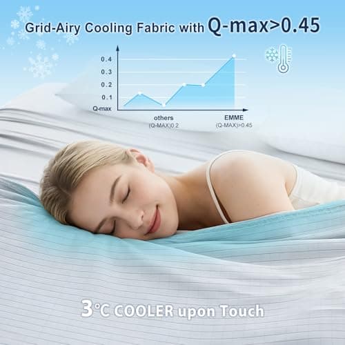 EMME Breathable Cooling Blankets for Hot Sleepers, Summer Blanket Twin Size 60"x80" for Bed, Thin Light Throw Blanket for Couch Sofa, Double-Sided Keep Body Cool, Cold Blankets Night Sweats - Thumbnail 3