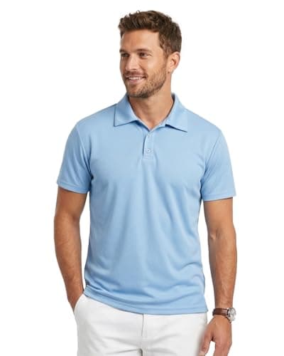 Liloak Polo T Shirts for Men Pack Basic Tee Shirts Mens with Polo Neck for Summer Business Casual Golf - Thumbnail 2