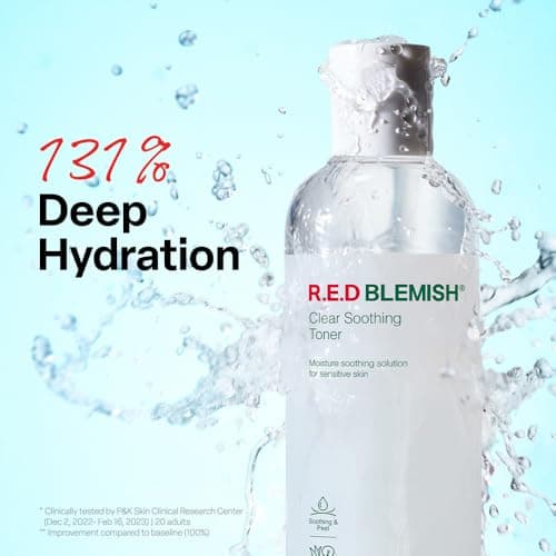 Dr. G R.E.D. Blemish Clear Soothing Toner - Korean Soothing Toner for Glowing Skin - Soothes Irritation Clear Skin - Mild Exfoliant - with AHA, BHA & Centella Asiatica - 10.14 fl oz - Thumbnail 3