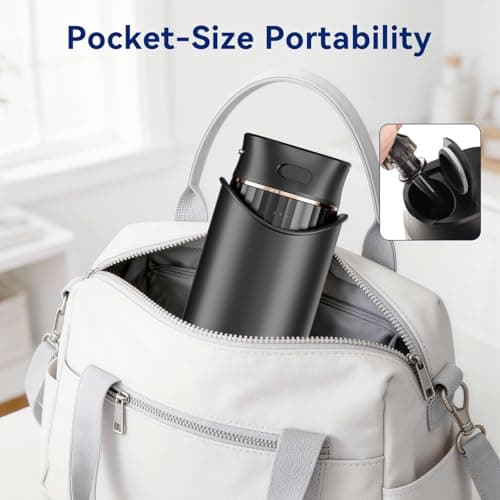 Berrcom Ear Wax Removal Kit with Sanitizing Mode & 6 Nozzles - Upgraded Electric Ear Cleaner and Irrigation System, 3 Pressure Settings, One-Piece Tank, IPX7 Waterproof, USB-C - Thumbnail 5