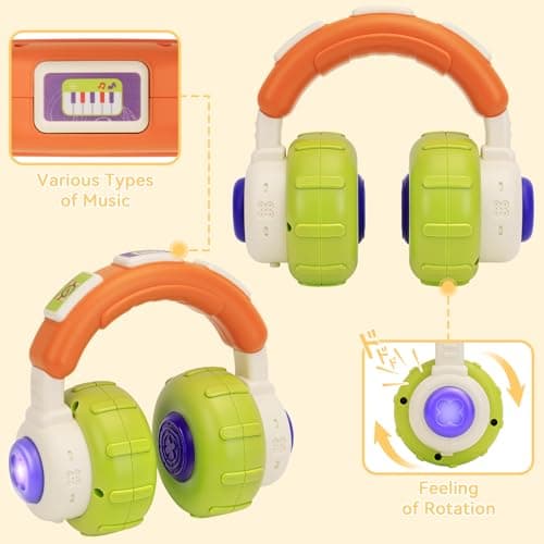 MPQMPQ Musical Toys for Babies 0-6 Months - 1 2 Year Old Toddlers Boy Girl Gifts with Light & Music Toys for 1 + Year Old, 1st Learning Educational Motor Skills Sensory Toy - Thumbnail 3